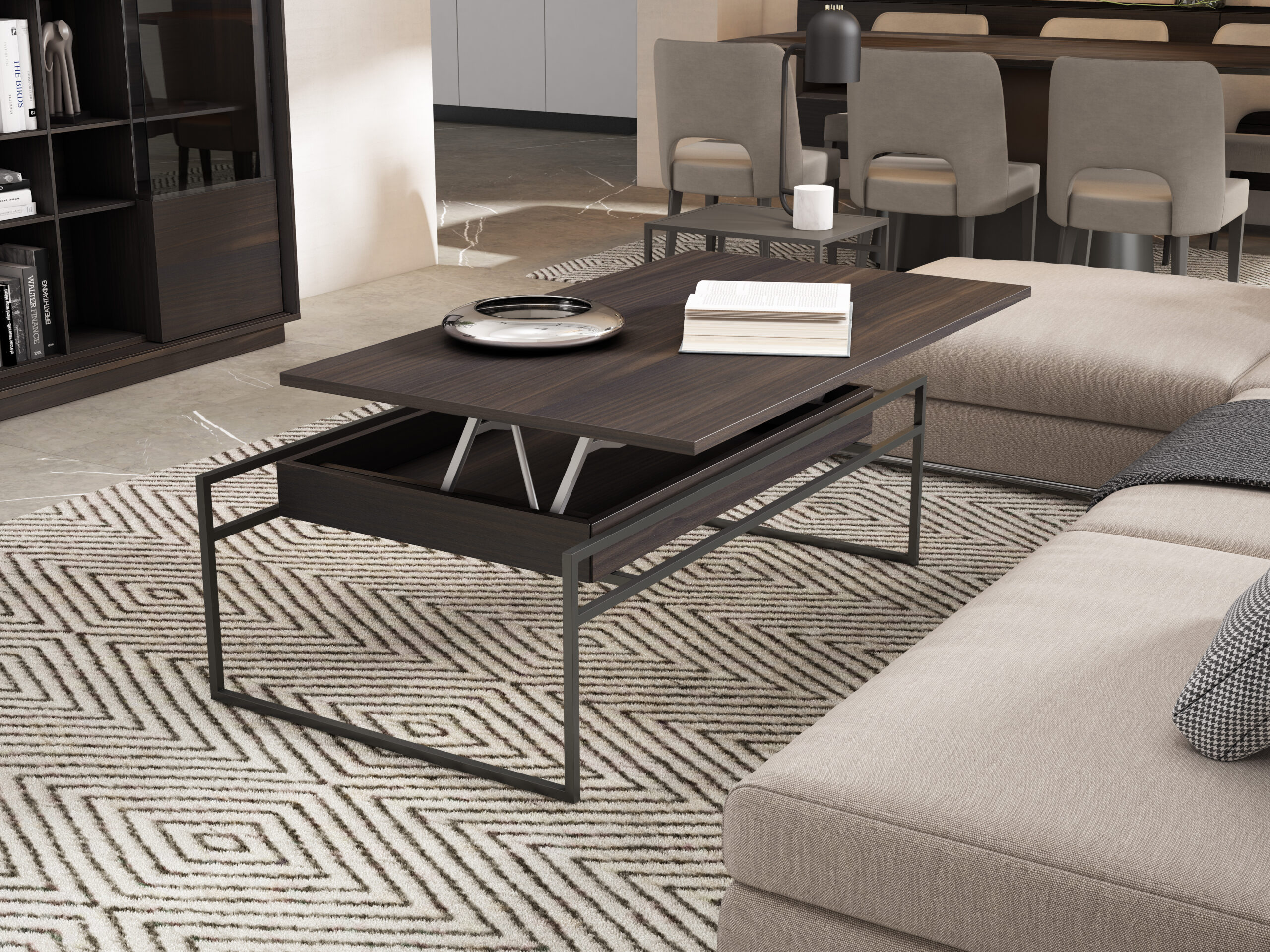 Mesa de centro elevable abr