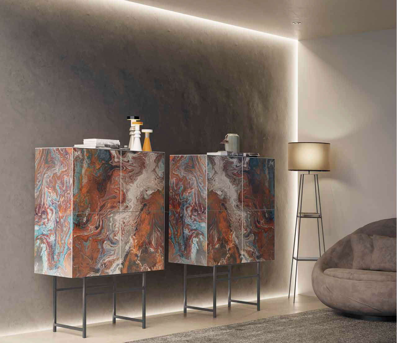 Vitrina en porcelánico pur - Imagen 2